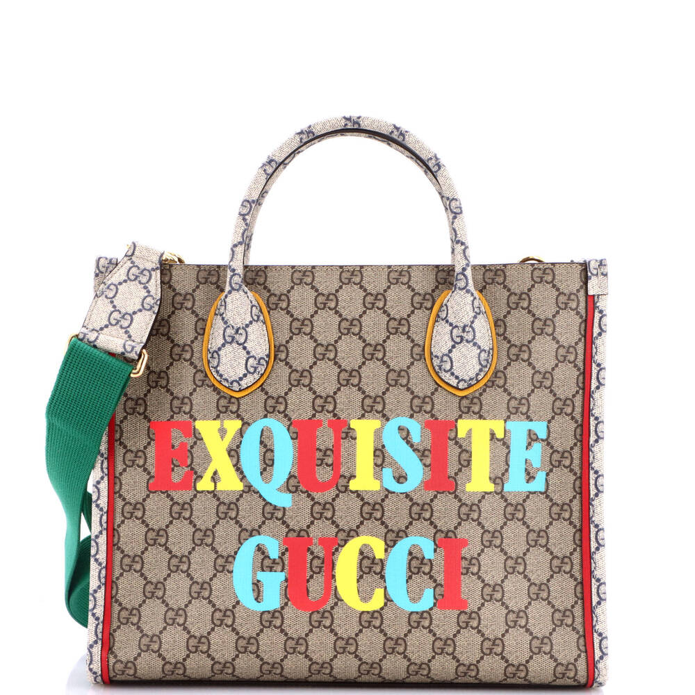 Gucci Small Exquisite Tote Printed GG Coated Canvas